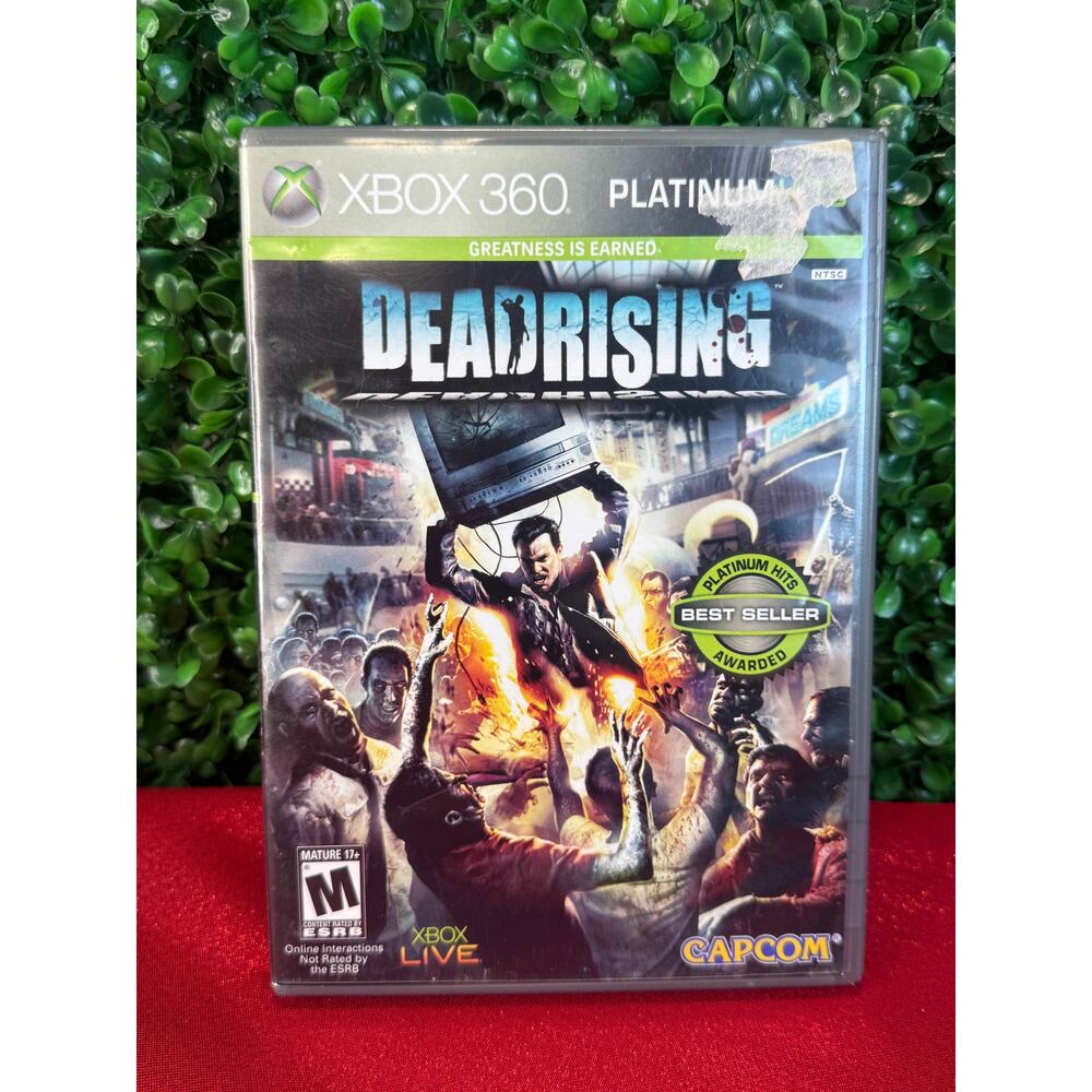 Dead Rising Xbox 360 Platinum Hits CIB Tested Capcom Zombie Survival Horror